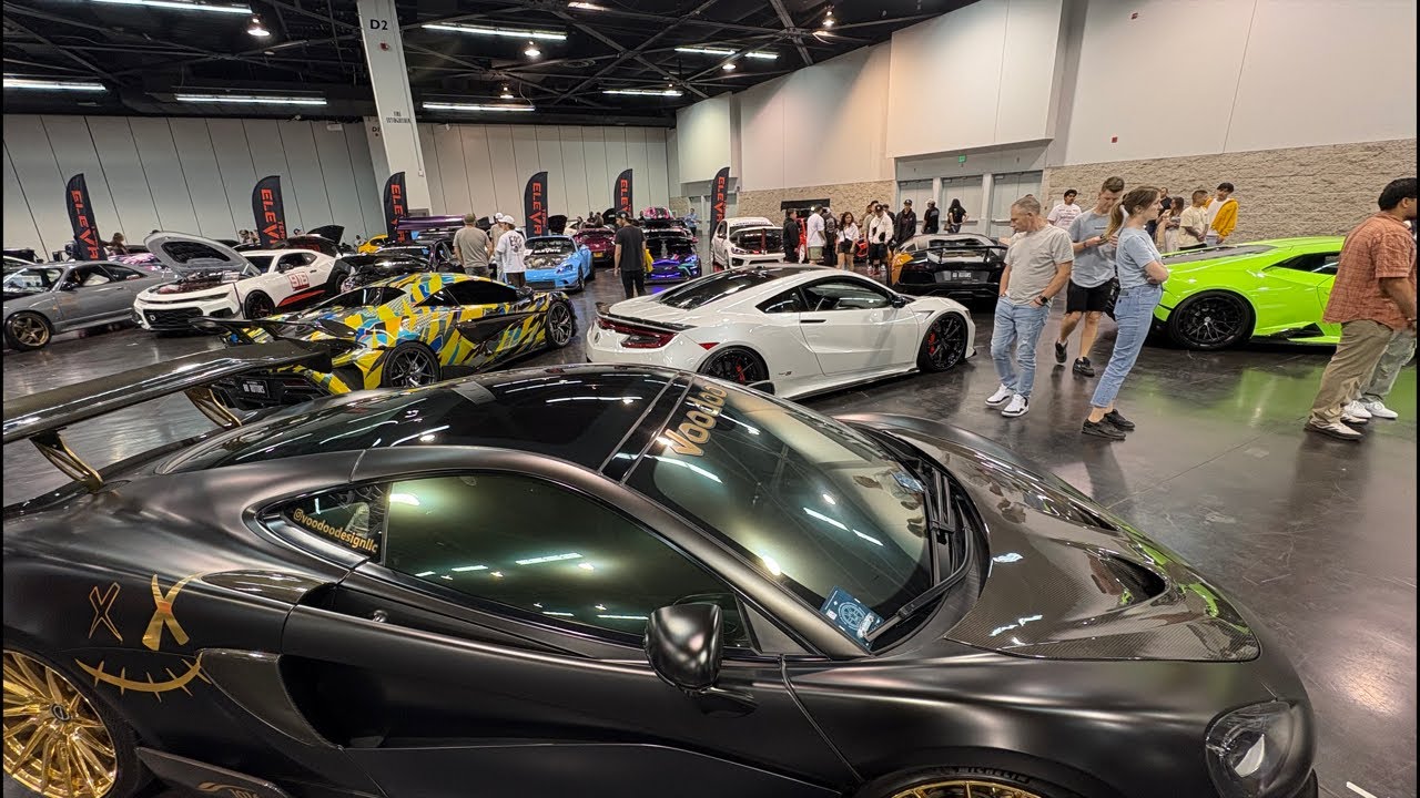 You have never seen a car meet like this - Spocom at the Anaheim Convention Center #spocom #carshow