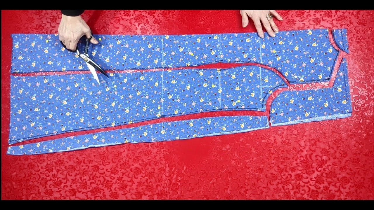 YOU HAVE NEVER SEEN A CUT LIKE THIS BEFORE! Very Practical Cupped DRESS Cutting and Sewing