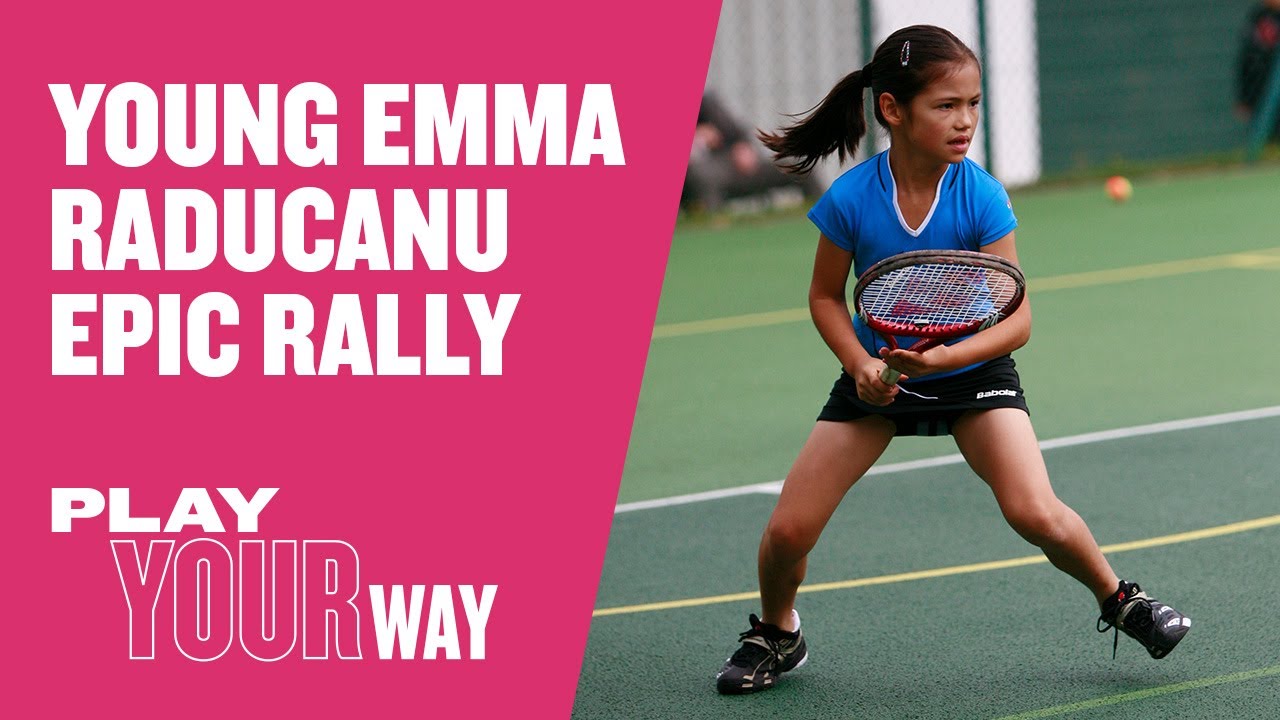 Young Emma Raducanu and Sonay Kartal Epic Rally