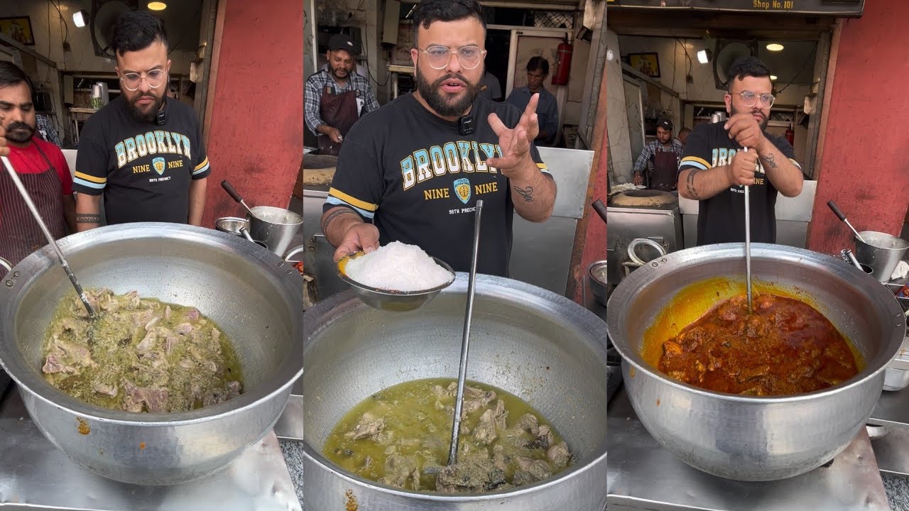Young Man Making Desi Chicken Curry From Scratch at Extreme Level | Indian Street Food