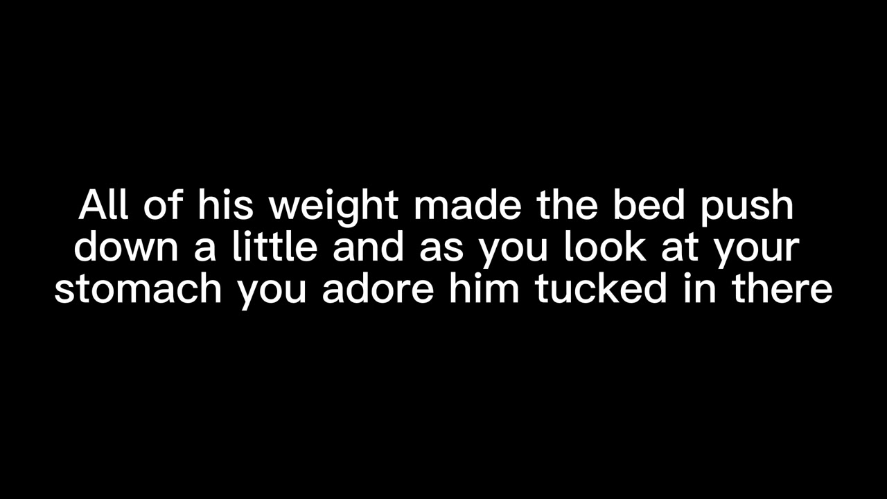 Your good boy~ (m f ?) pred pov