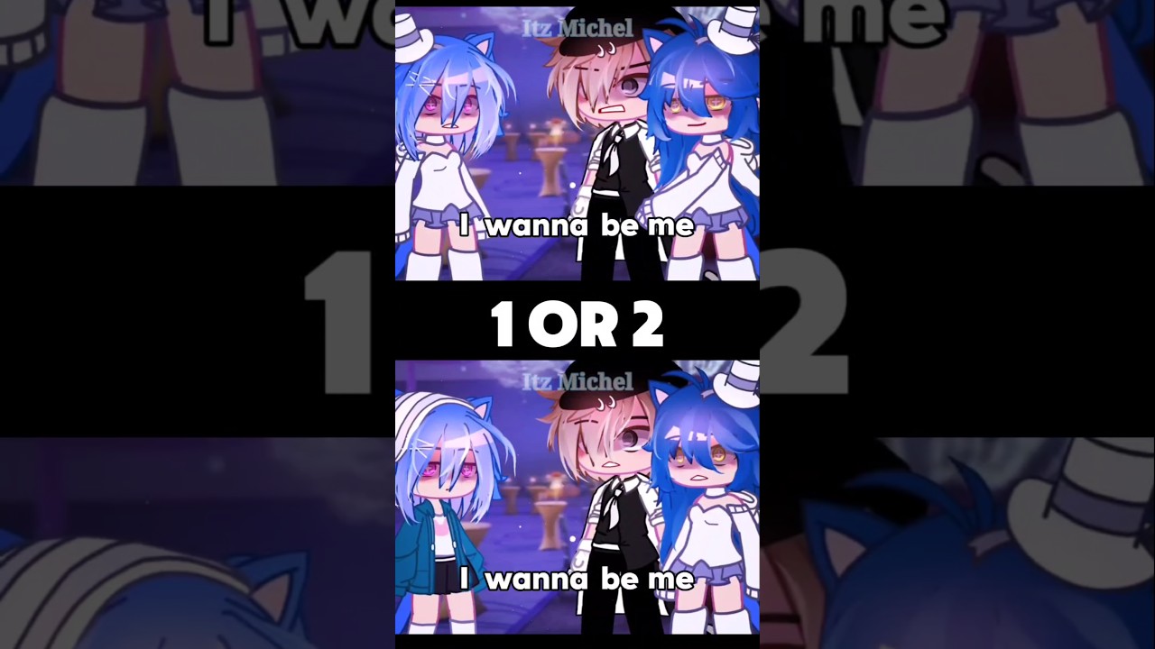 Your sister always copy you 1 or 2? #gacha #gachalife #gachaclub #shorts #trend