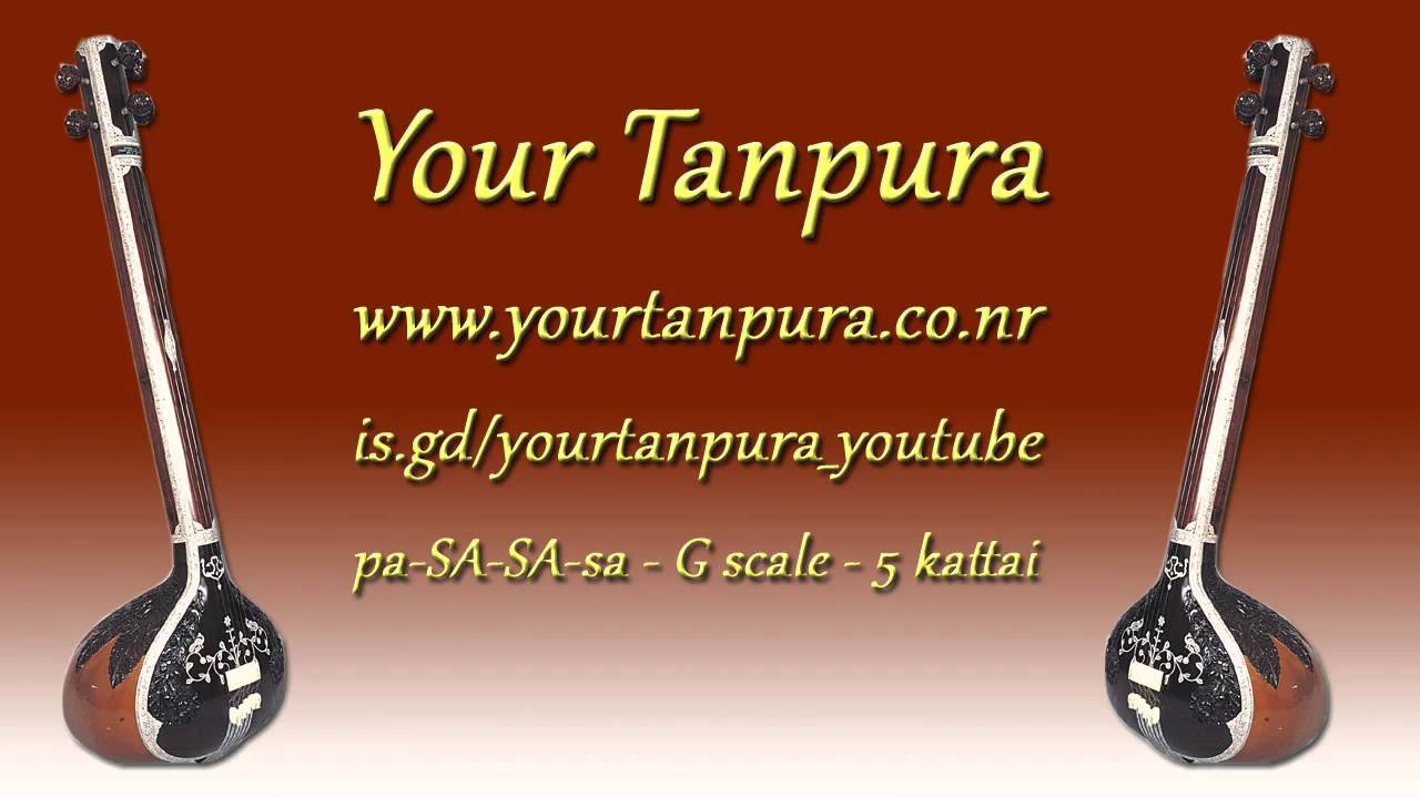 Your Tanpura - G Scale - 5 kattai