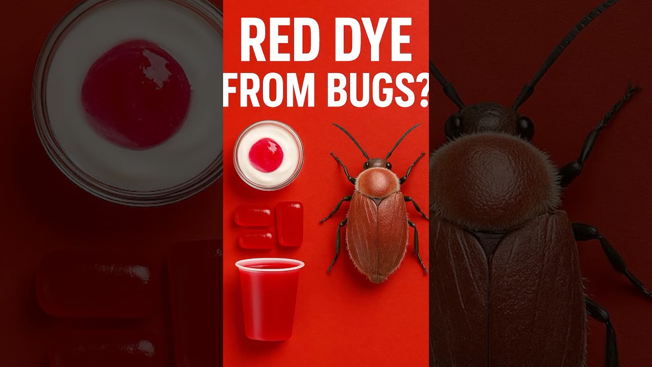 “You’re Eating CRUSHED BUGS in Candy?! (Carmine Dye)” #carmine  #BugDye #FoodFacts #weirdfoods
