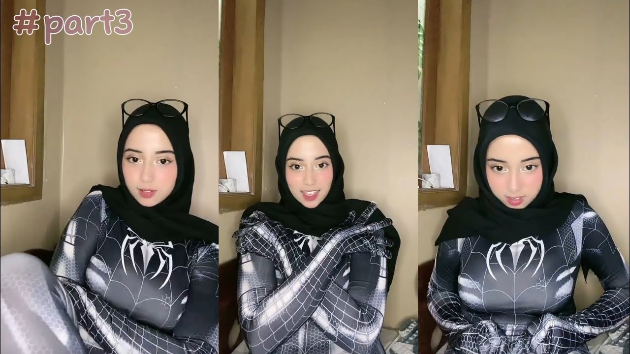 yourslit || kal juaaa live tiktok sambil cosplay suster dan spider-girl.  #part3