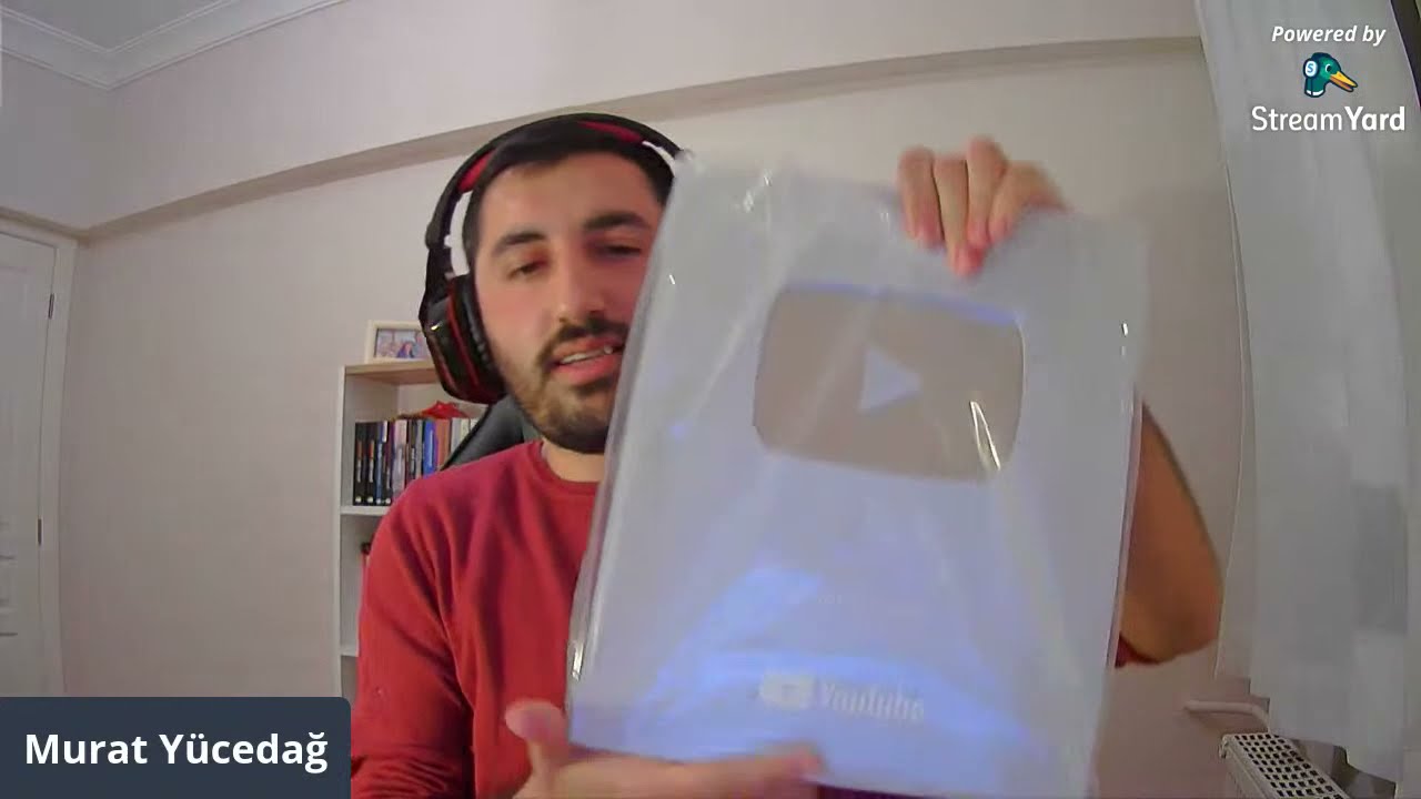Youtube 100.000 Abone Gümüş Plaket Kutu Açılışı😄