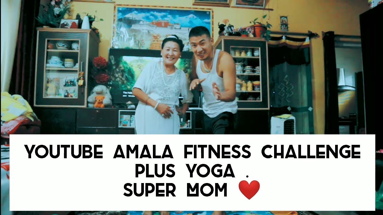 youtube Amala fitness challenge || yoga || super Mom ❤️|| Tibetan vlogger || Bir ||