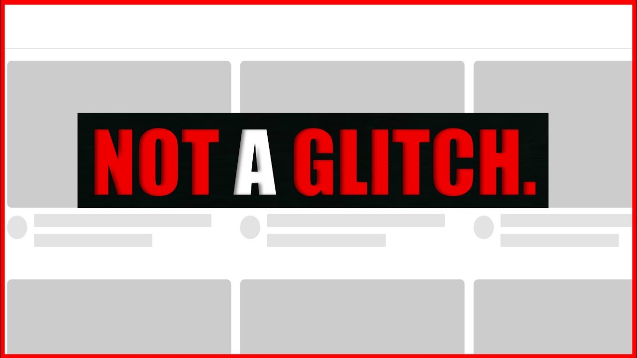 YouTube Can't Be Serious...