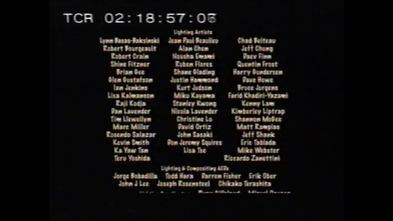 Youtube End Credits #1 Open Season VHS Capture FAIR USE DO NOT TAKE DOWN 2/10/20