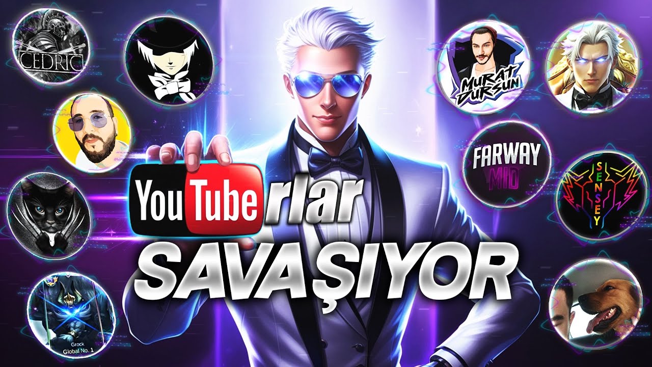 YOUTUBERLAR SAVAŞIYOR! | Mobile Legends