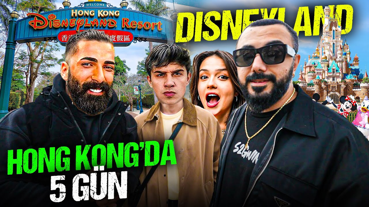 YOUTUBERLARLA ÇİN'DE 5 GÜN! EN BÜYÜK DISNEYLAND PARKI (SAKATLANDIM) 😱 w/ Ahmet Can Dündar, Mami Emen