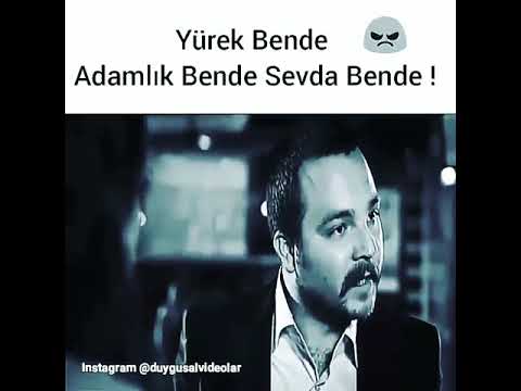 Yürek Bende Adamlık Bende Sevda Bende! #duygusalvideolar #AŞK #hüzünlüvedam