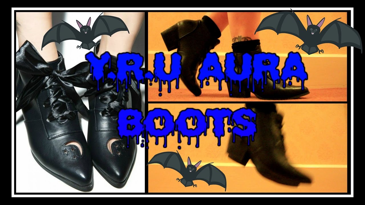 Y.R.U. AURA WITCH BOOTS - Review and Try-on