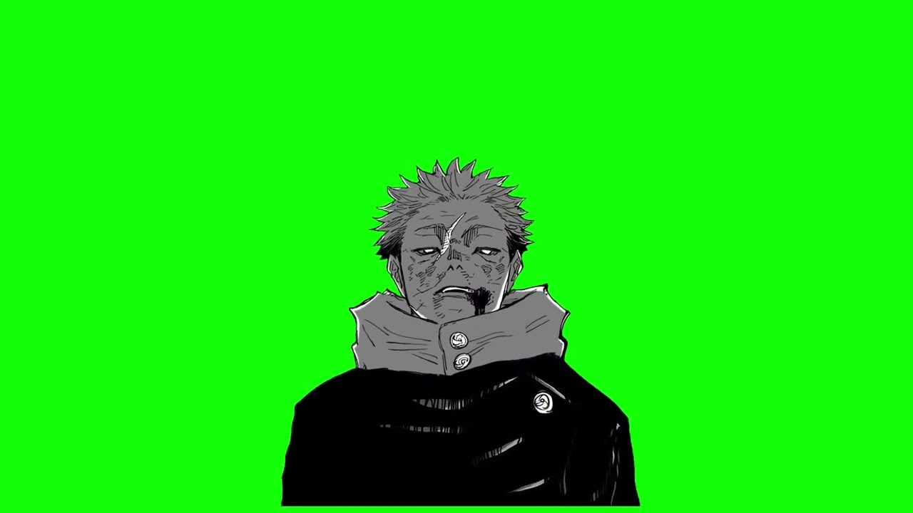 yuji manga green screen animation