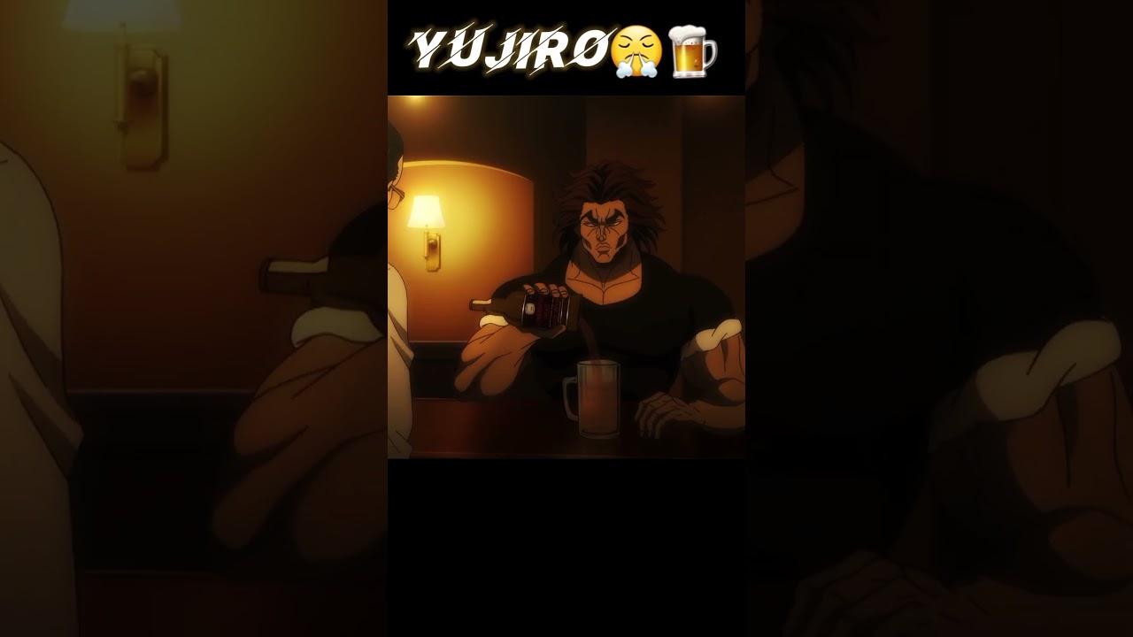 Yujiro Hanma in Bar👀😲|Baki Hanma| #anime #animemoments #baki