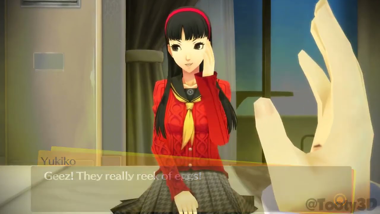 Yukiko Amagi Farts Girl (MMD)