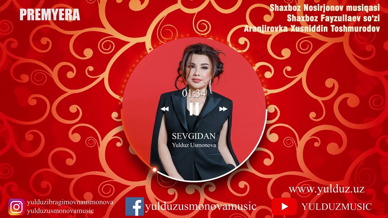Yulduz Usmonova - Sevgidan (official audio) 2022