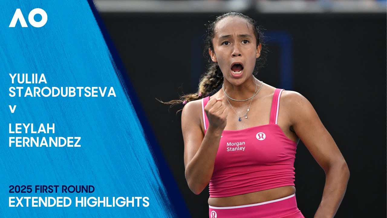 Yuliia Starodubtseva v Leylah Fernandez Extended Highlights | Australian Open 2025 First Round