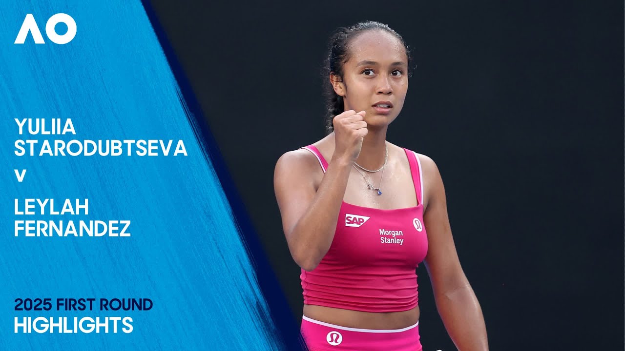 Yuliia Starodubtseva v Leylah Fernandez Highlights | Australian Open 2025 First Round