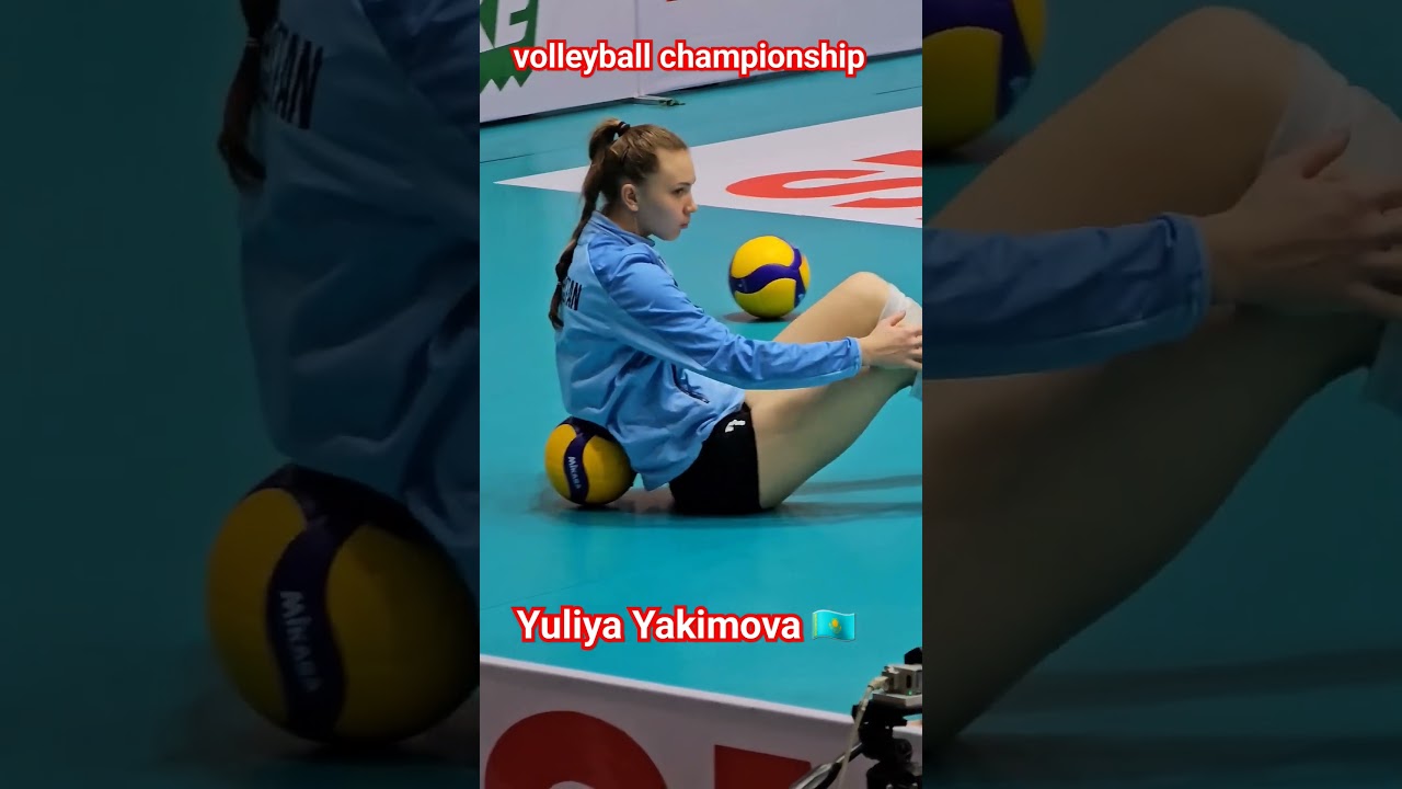 Yuliya Yakimova Kazakhstan women's volleyball spiker 2023