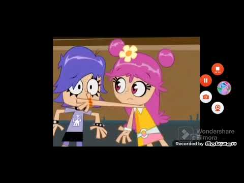 Yumi yells at Plankton and makes him cry
