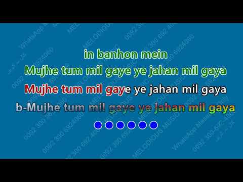 Yunhi Chalte Chalte Rahon -sample KARAOKE With Lyrics Mehdi Hassan & Mehnaz 05 00 @noorjahankaraoke