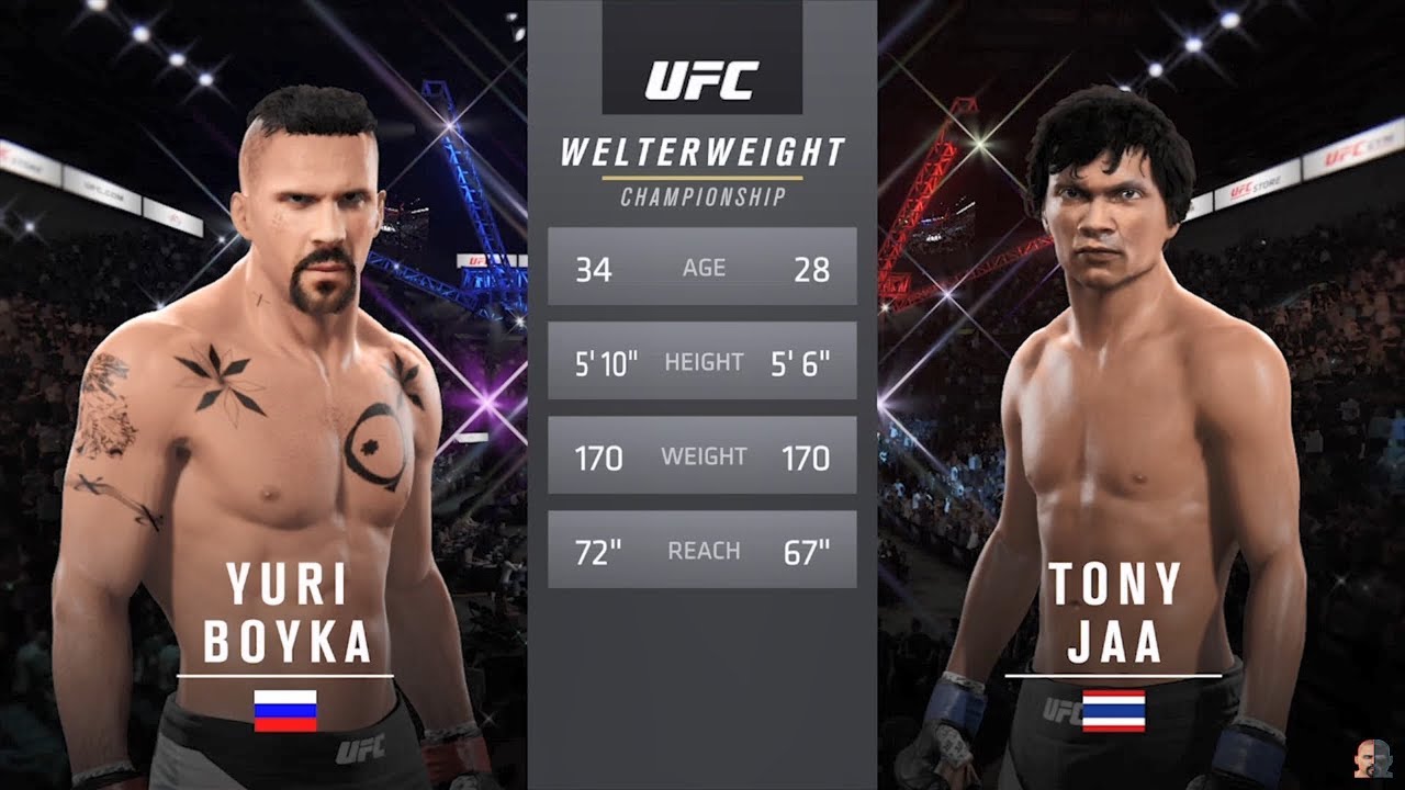 Yuri Boyka Vs Tony Jaa EA Sports UFC 2