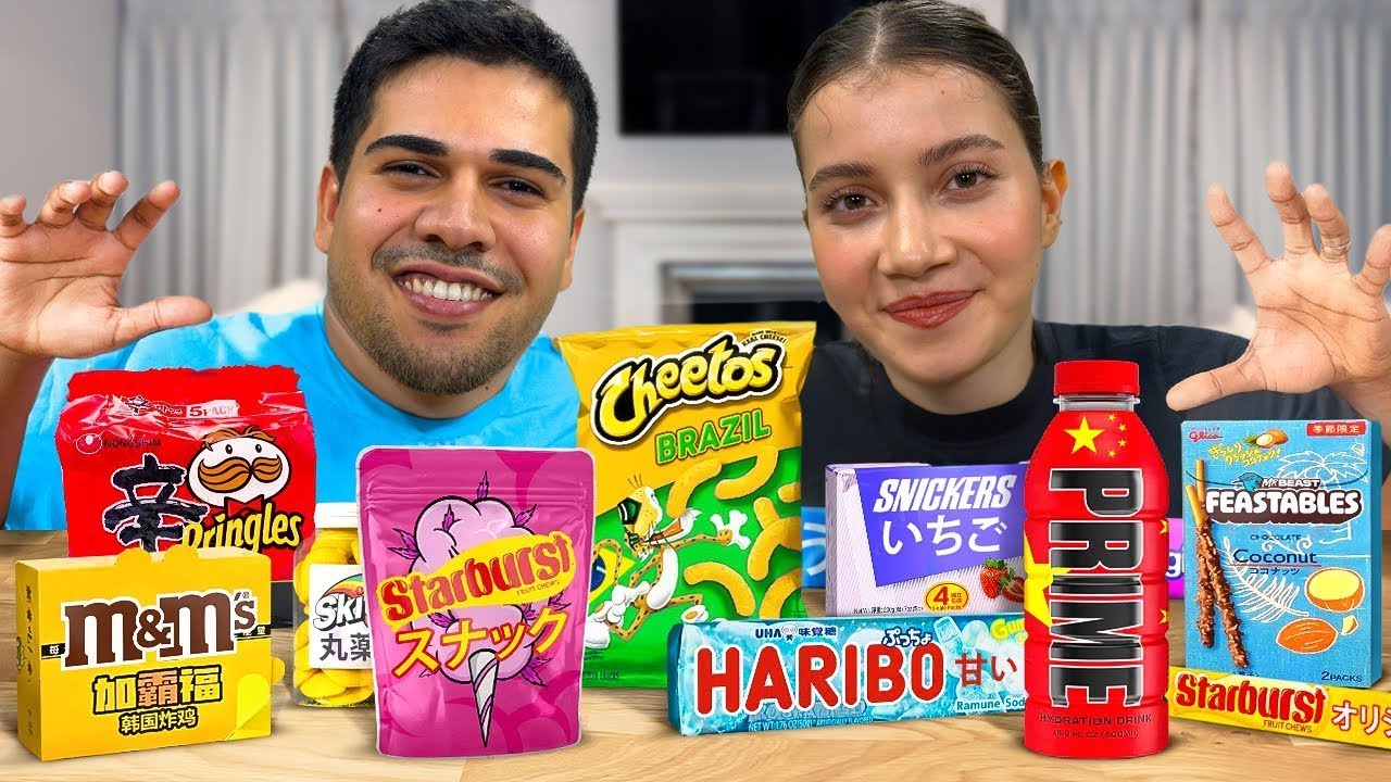 YURT DIŞI ATIŞTIRMALIKLARINI DENEDİK!? | AMERİKA ABUR CUBURLARI  | PELİN YAR | BERK ÇİÇEKGİL