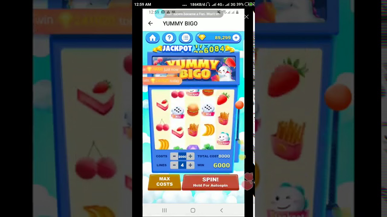 Yuumy bigo live win 200k big win
