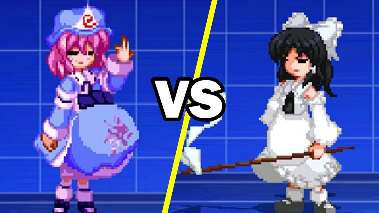 Yuyuko vs Reimu vore [Mugen vore]
