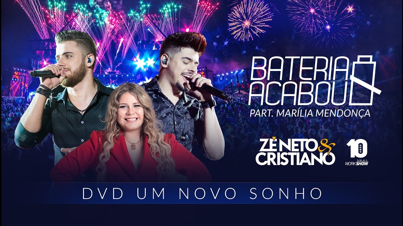 Zé Neto e Cristiano - BATERIA ACABOU part. Marília Mendonça - DVD Um Novo Sonho