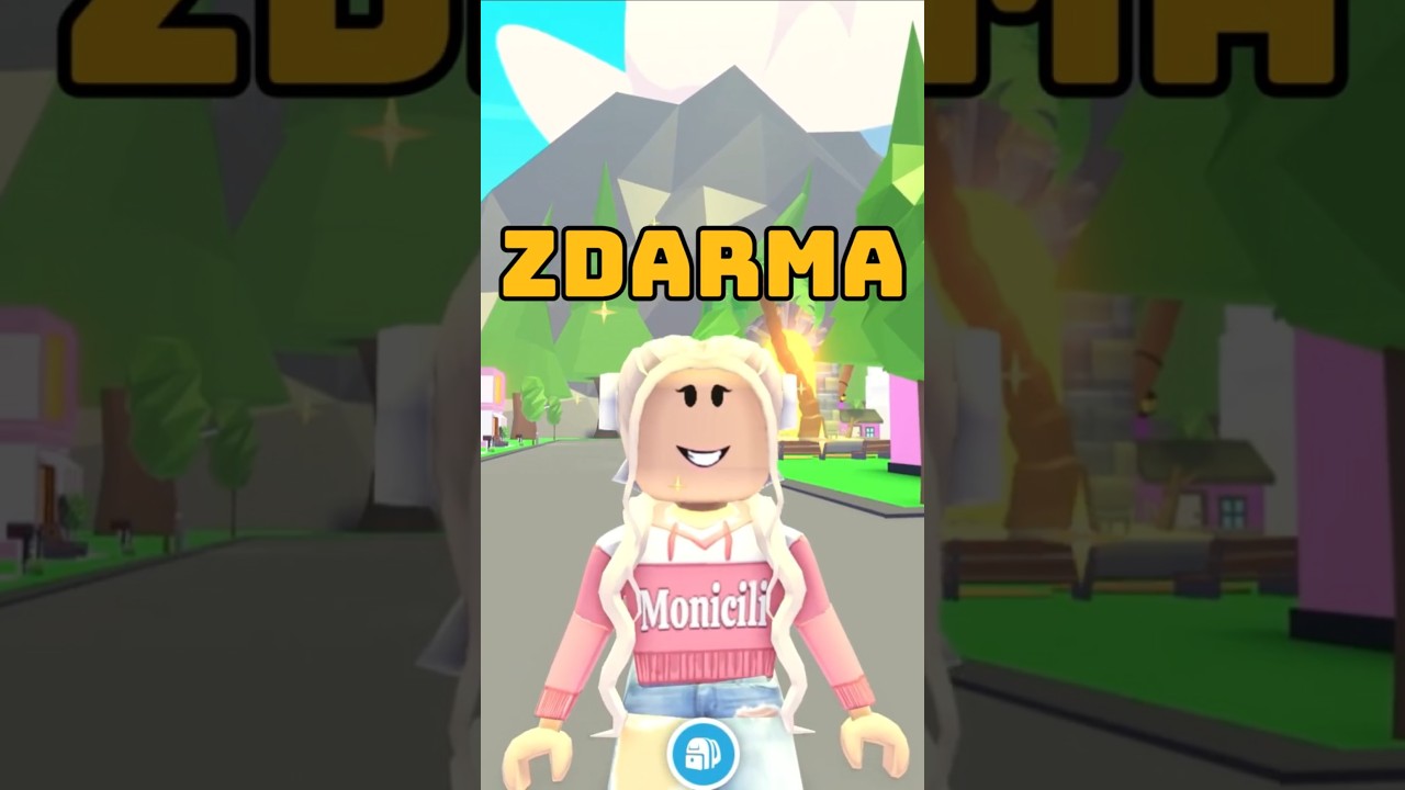 Za odměnu ROBUXY ZDARMA!  🫢😱  #roblox #robloxcz #adoptme #robux