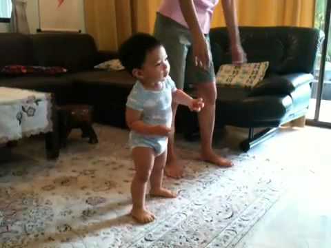Zack doing the hokey pokey dance