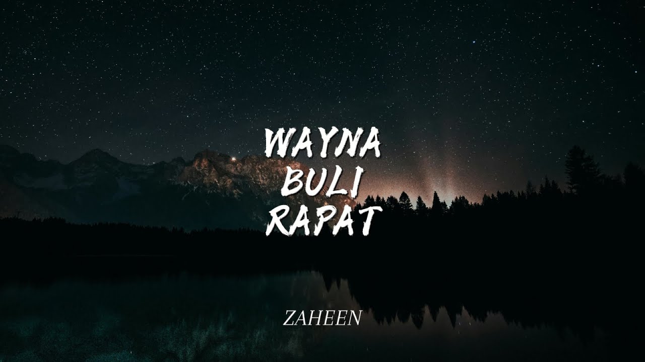 ZAHEEN - WAYNA BULI RAPAT (COVER)