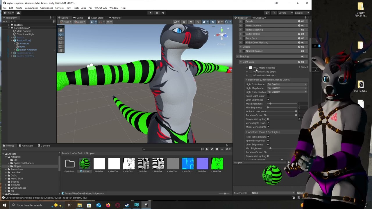 Zairiza Raptor After Dark Clothing Install