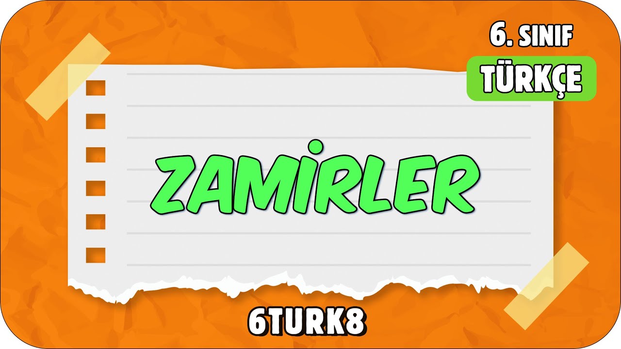 Zamirler 📙 tonguçCUP 2.Sezon - 6TURK8 #2024