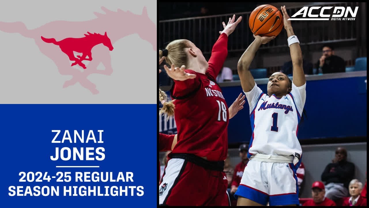 Zanai Jones 2024-25 Regular Season Highlights | SMU Guard