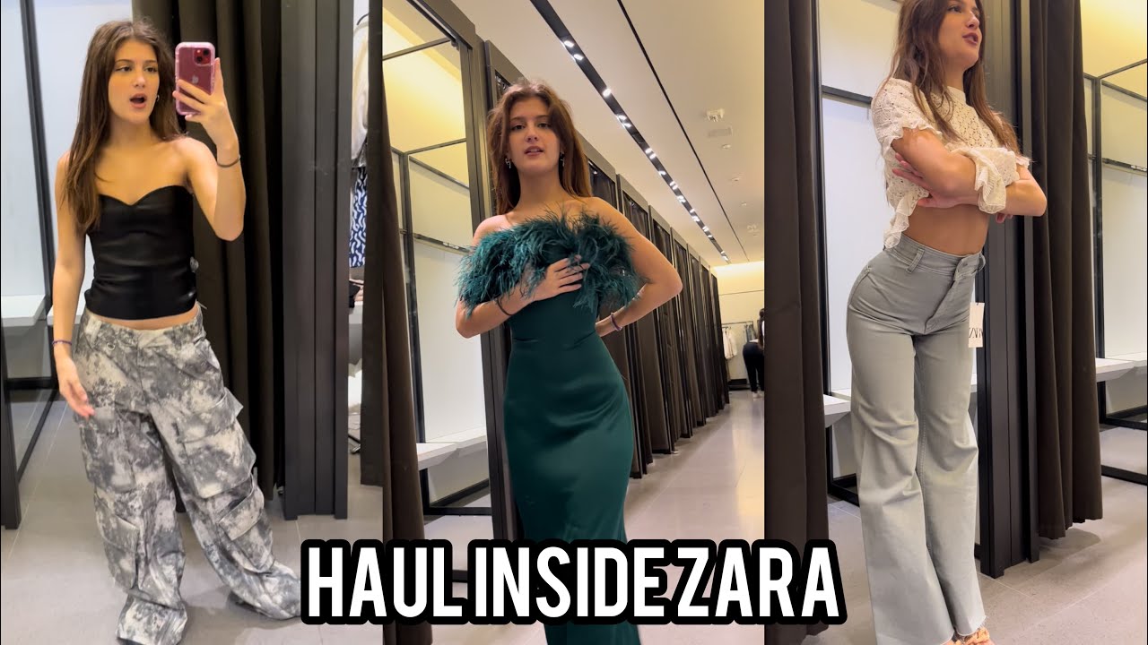 Zara haul in the closet * Extreme try on haul*