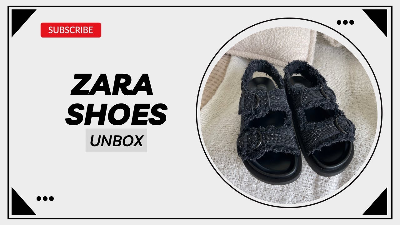 ZARA HAUL SUMMER SHOES 2023 UNBOX