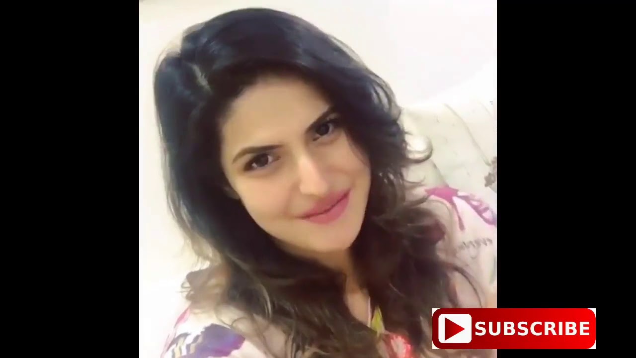 Zareen khan live on web cam video call (Indian Actress)