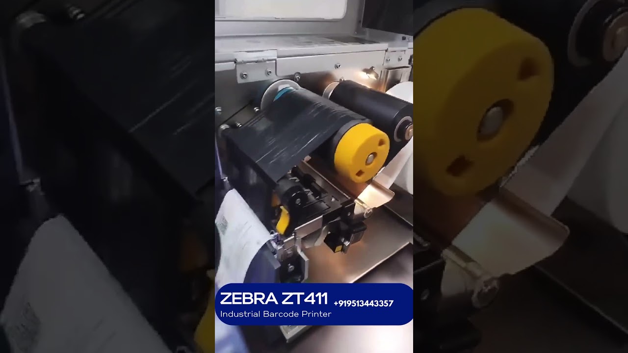 Zebra ZT411 Industrial Barcode Label printer with Auto reminder. #barcodeprinter #zebratechnologies