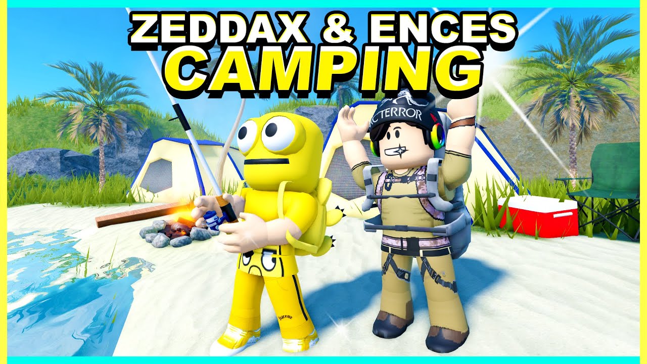 ZEDDAX DAN ENCES CAMPING Bareng SUBSCRIBERS ZeddaxGaming!! (Roblox Backpacking ⛺🐻)