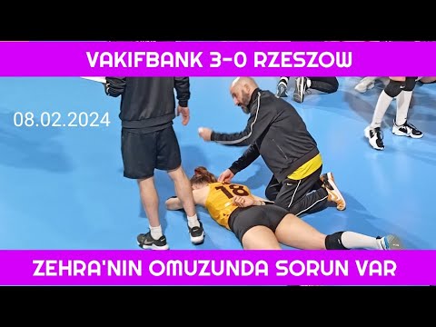 Zehra Güneş'in Omuzunda Sorun Var - Vakıfbank Volleybal