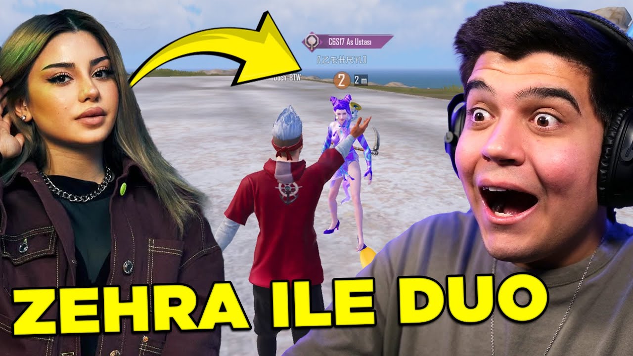 ZEHRA İLE BİRLİKTE DUO VS DUO ATTIK!! | PUBG Mobile