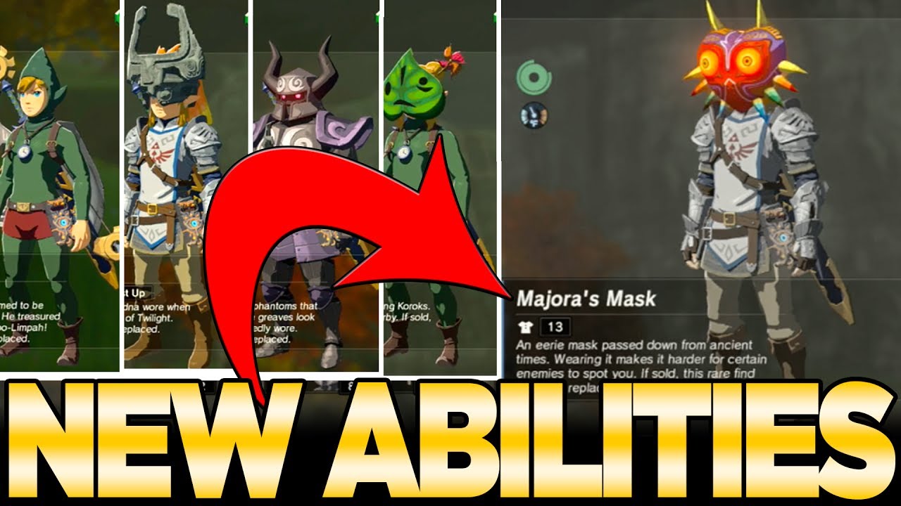 Zelda DLC Armor IN-GAME SCREENSHOTS - Armor Details -Breath of the Wild DLC | Austin John Plays