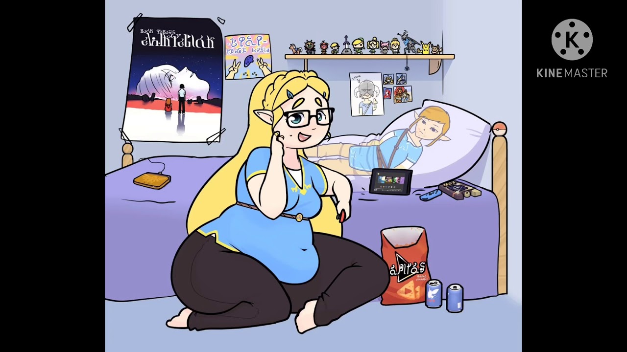 Zelda Weight Gain 1 (BBW/ANIME WEIGHT GAIN)