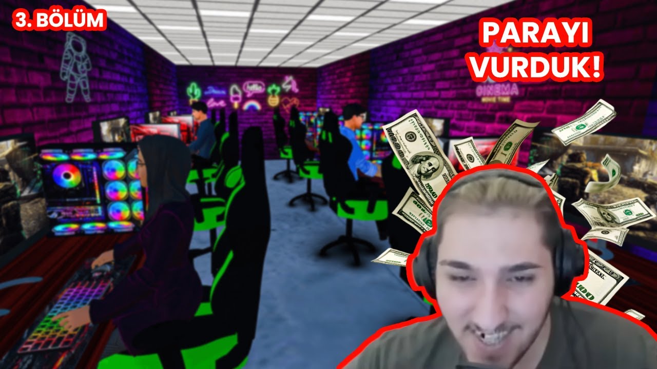 ZENGİN OLDUM KORUMA TUTTUM ! İNTERNET CAFE SİMULATOR (3. BÖLÜM)