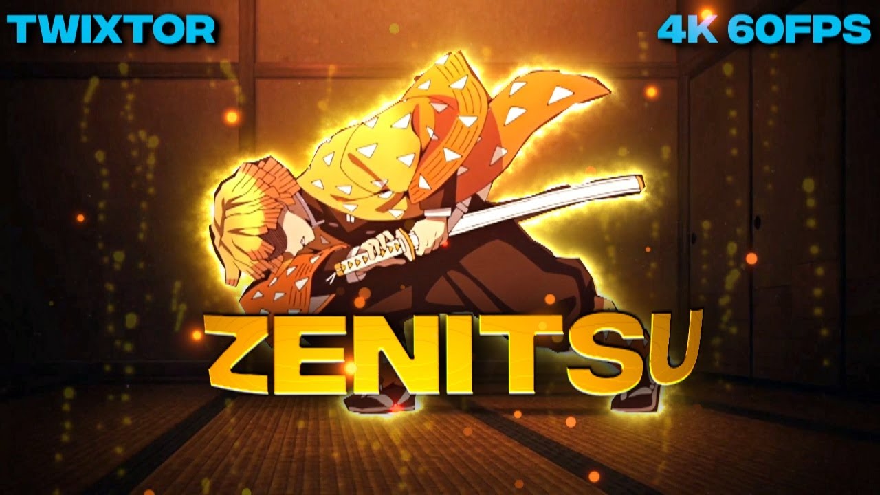 Zenitsu Agatsuma Twixtor Clips *VERY HIGH QUALITY*(4k 60 FPS + RSMB) | Download Link In Desc.