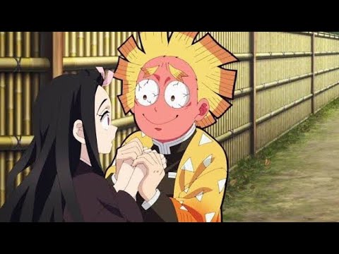 Zenitsu and Inosuke funny moments Dub| Demon Slayer Season 4 funny moments 😂