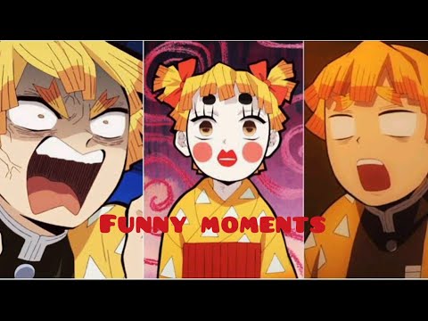 Zenitsu being Zenitsu for more minutes😂|Demon Slayer dub moments